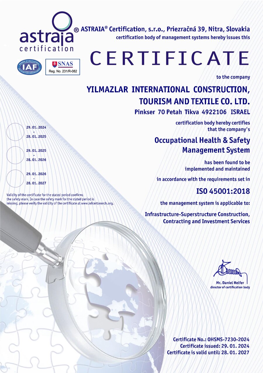 ISO 45001 Certificate